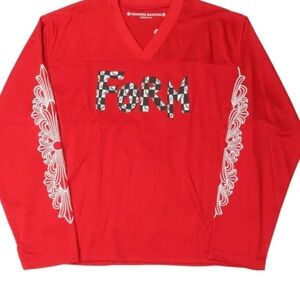 Chrome Hearts Red Graphic Long Sleeve